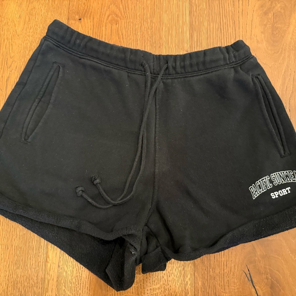 Pacific Sunwear Sport Black Athletic Shorts